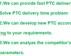 We can do for our PTC